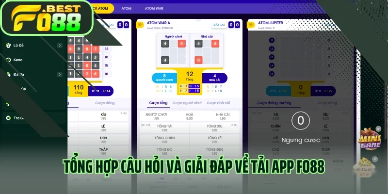 Tổng hợp câu hỏi và giải đáp về tải app Fo88